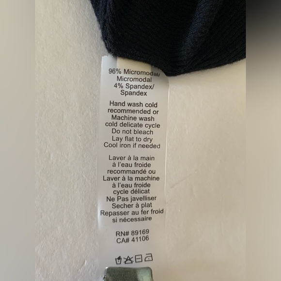 ATM Anthony Thomas Melillo  Cap Sleeve Slim Black Bodycon Midi Dress Size M - Picture 4 of 8